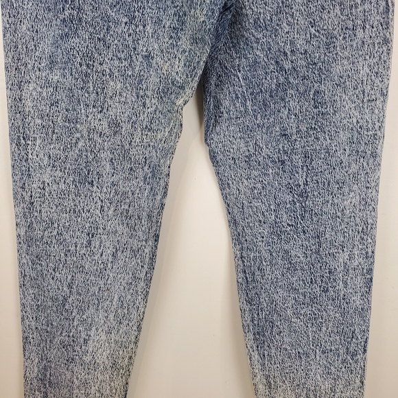 Vintage 1985 Lee Riders Acid Wash High Rise Tapered Leg Mom Jeans 14 M Denim - Picture 8 of 15